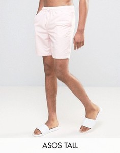 Розовые шорты для плавания средней длины ASOS TALL - Розовый