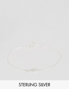 Серебрянный браслет с подвеской-амулетом хамса ASOS - Серебряный