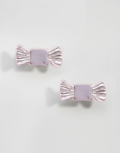 Миниатюрные серьги-гвоздики ASOS - Розовый