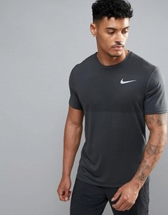 Серая футболка Nike Running Zonal Relay 833580-060 - Серый