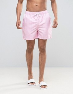 Полосатые шорты для плавания Ringspun - Розовый