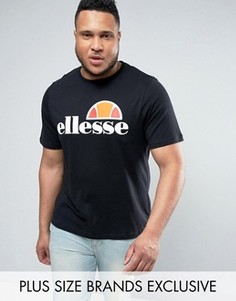 Футболка с классическим логотипом Ellesse PLUS - Черный