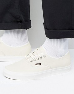 Белые кожаные кроссовки Vans Authentic - Белый