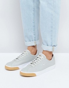 Серые кожаные кроссовки Nike Match Classic Premium - Серый