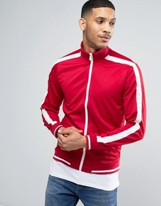 Куртка на молнии в стиле ретро Threadbare - Красный