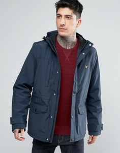 Куртка из микрофлиса с подкладкой Lyle &amp; Scott - Темно-синий