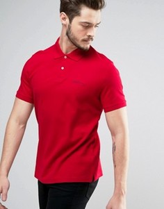 Однотонное базовое поло классического кроя Ben Sherman - Красный