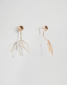 Открытые серьги-подвески ASOS - Золотой