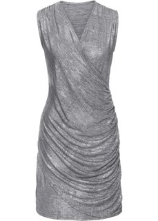 Платье с блестящим отливом (серебристый) Bonprix