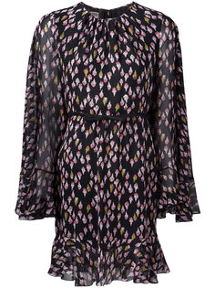 прозрачное платье с цветочным принтом Giambattista Valli