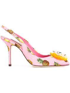 туфли-лодочки с принтом ананасов Dolce &amp; Gabbana