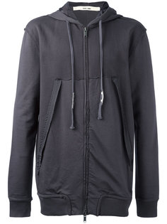 oversized pockets zipped hoodie Damir Doma