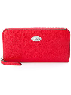 кошелек на молнии с логотипом Tods Tod`S