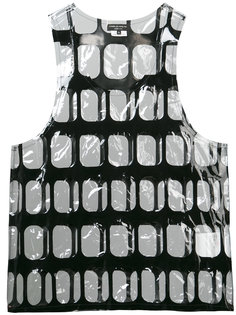 clear geometric pattern tank Comme Des Garçons Homme Plus