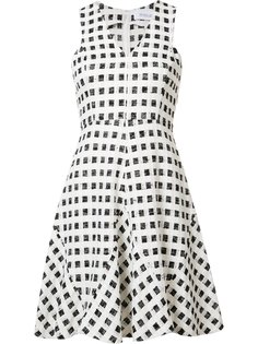 расклешенное клетчатое платье Derek Lam 10 Crosby