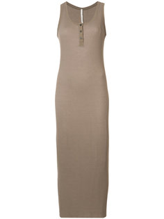 sleeveless ribbed henley dress Isabel Benenato