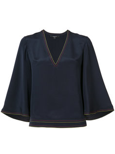 flared three-quarters sleeves blouse Derek Lam