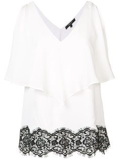 lace detail ruffled blouse Derek Lam
