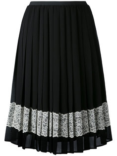 декорированная креповая юбка Red Valentino