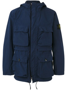 hooded military jacket Stone Island