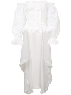 блуза с удлиненной спинкой с рюшами Faith Connexion
