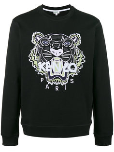 tiger embroidered sweatshirt Kenzo