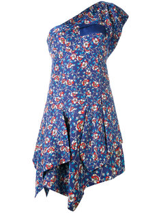 платье на одно плечо с цветочным принтом Isabel Marant