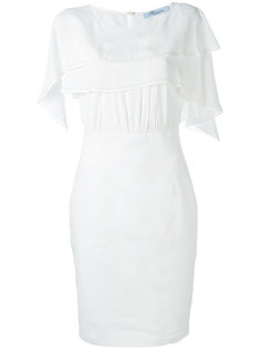 платье с оборками Blumarine