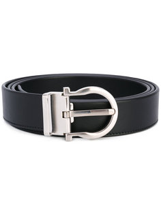 ремень с серебристой пряжкой Salvatore Ferragamo