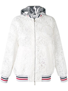 embroidered hooded jacket  Moncler Gamme Rouge