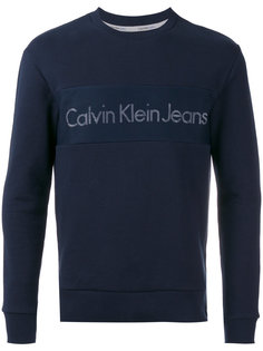 crew neck logo sweatshirt Calvin Klein Jeans