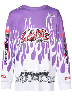 motocross flame sweatshirt 032C
