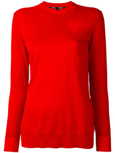 heart cut-detail knitted top Proenza Schouler