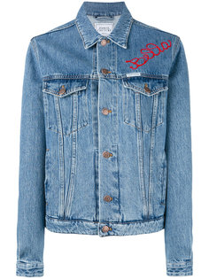 embroidered denim jacket Forte Couture