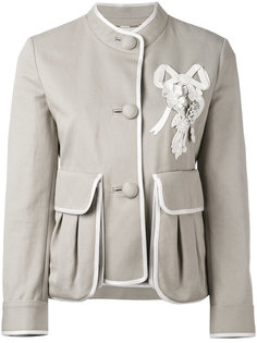 floral applique jacket Fendi