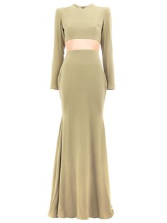 cut-out dramatic train gown Alex Perry