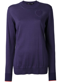 heart cut-detail knitted top Proenza Schouler