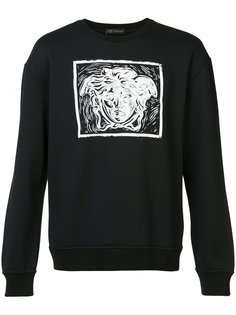 contrast Medusa print sweatshirt Versace