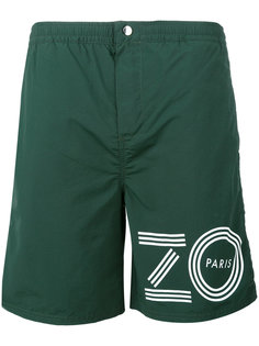logo print swim shorts Kenzo