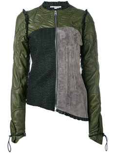 colour-block biker jacket J.W.Anderson