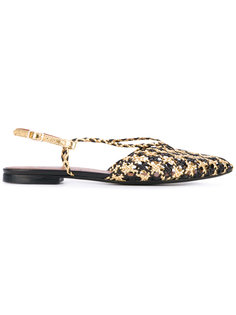 woven flat sandals Michel Vivien