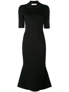 приталенное платье с короткими рукавами Victoria Beckham