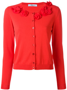 collar appliqué cardigan Blumarine