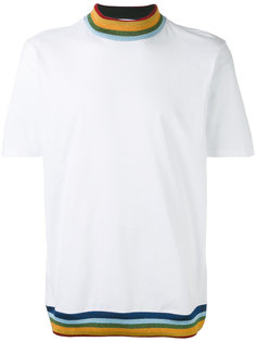 glittery striped details T-shirt Palm Angels