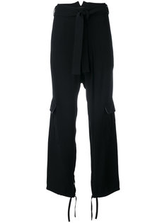 свободные брюки с поясом  Marni