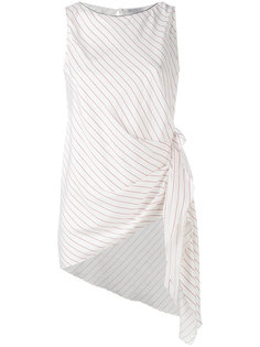 полосатый топ без рукавов Brunello Cucinelli