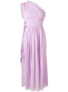 one shoulder dress Rochas