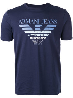 футболка с принтом-логотипом Armani Jeans