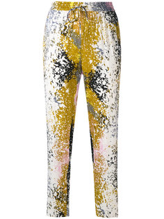 splattered trousers Diane Von Furstenberg
