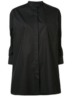 crop sleeve collarless shirt Haider Ackermann